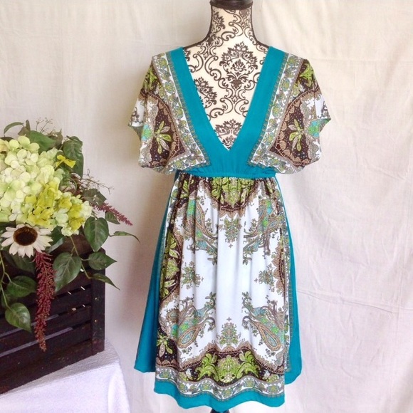 Bailey Blue Dresses & Skirts - Bailey Blue S/M Boho Vivid Dress